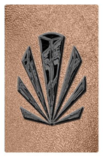 DF35T 602 BK SH BZ Black Sunburst Shimmer Bronze Background